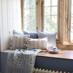 Florence French Blue Square Cushion Cover - thumbnail 3