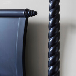 Sassy Boo Boudoir Majestic Black 4-Poster Bed (Superking) - thumbnail 3