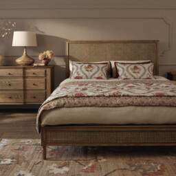 Love Story Sérénité Rattan French Bed (Double Bed) - thumbnail 1