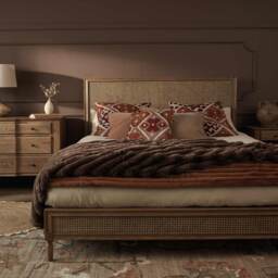 Love Story Sérénité Rattan French Bed (Double Bed) - thumbnail 4