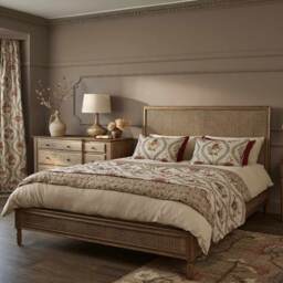 Love Story Sérénité Rattan French Bed (Double Bed) - thumbnail 3