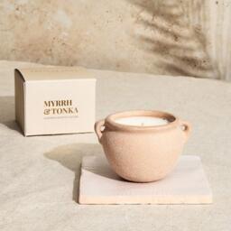 Marrakesh Sandstone Candle in Myrrh and Tonka - thumbnail 1