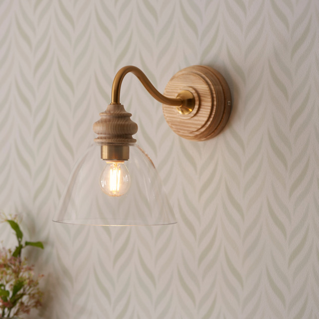 Charlbury Glass Wall Light - image 1