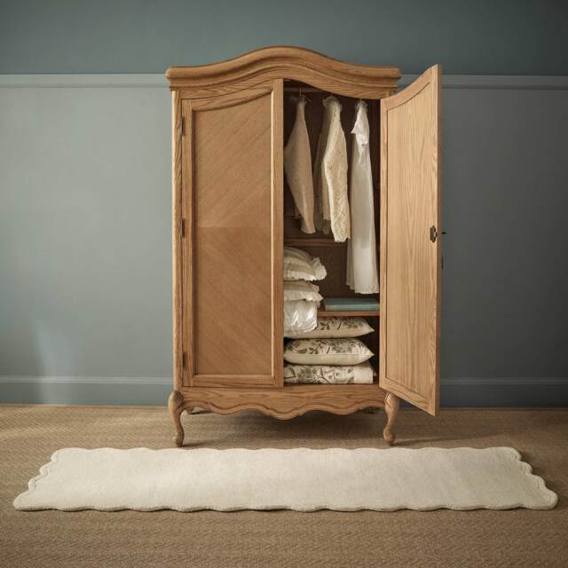 Elsie Scallop Runner in Cream - image 1
