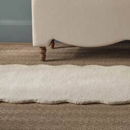Elsie Scallop Runner in Cream - thumbnail 5