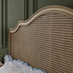 Love Story Curved Rattan French Bed (King Size Bed) - thumbnail 2
