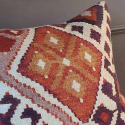 Rustica Kilim Ikat Cushion (Large) - thumbnail 5