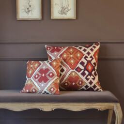Rustica Kilim Ikat Cushion (Large) - thumbnail 2