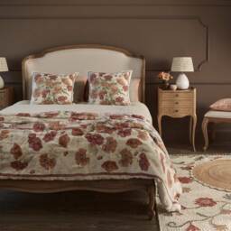 Love Story Cocoon French Bed in Oatmeal Linen (Double Bed) - thumbnail 4