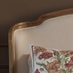 Love Story Cocoon French Bed in Oatmeal Linen (Double Bed) - thumbnail 3