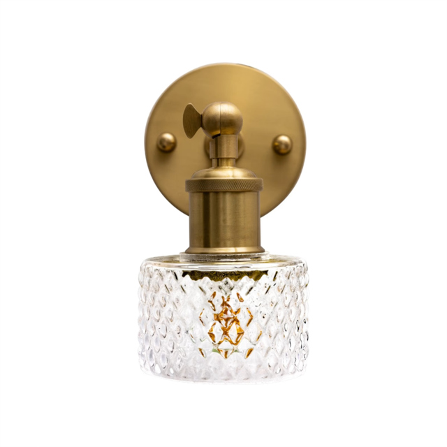 Dante Petite Prismatic Glass Wall Light - image 1