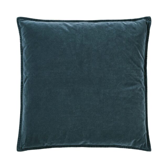 Mélange Velvet Cushion in Historic Blue - image 1