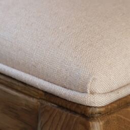 Love Story Oatmeal Linen Bench - thumbnail 4