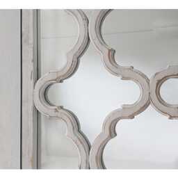 Whitewash Trellis Mirror - thumbnail 2