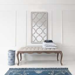 Whitewash Trellis Mirror - thumbnail 5