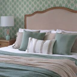 Morning Lark Cushion, in Sage Green - thumbnail 5
