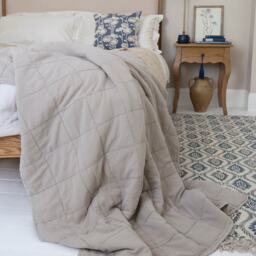 Hermione Bedspread in Latte - thumbnail 4