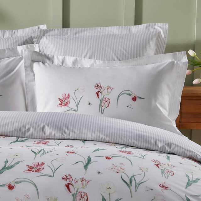Tulip Bed Linen Set by Sophie Allport (Extra Pair Oxford Pillowcases) - image 1