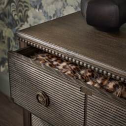 Gustavian Dark Chest of Drawers - thumbnail 2