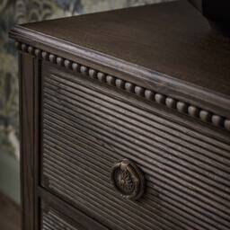 Gustavian Dark Chest of Drawers - thumbnail 5