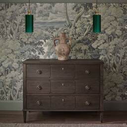 Ionian Ripple Emerald Green Pendant Light - thumbnail 5