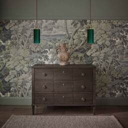 Ionian Ripple Emerald Green Pendant Light - thumbnail 3