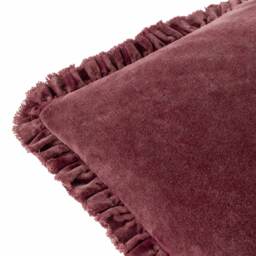 Hedgerow Berries Velvet Ruffle Cushion - thumbnail 4