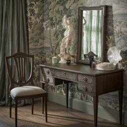 Gustavian Dark Wall Mirror - thumbnail 2