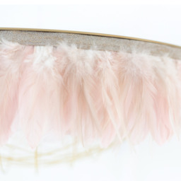 Glorious Gloria Pink Feather Pendant (Large) - thumbnail 2