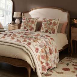 Fields of Poppies Large Linen Cushion - thumbnail 2