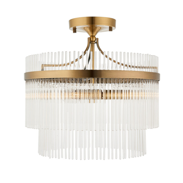 Chez Leontine 3 Bulb Ceiling Light - image 1