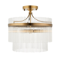 Chez Leontine 3 Bulb Ceiling Light