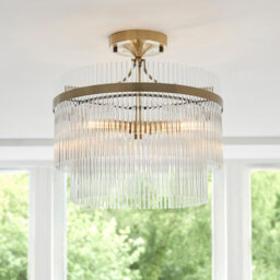 Chez Leontine 3 Bulb Ceiling Light - thumbnail 3