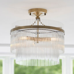 Chez Leontine 3 Bulb Ceiling Light - thumbnail 5