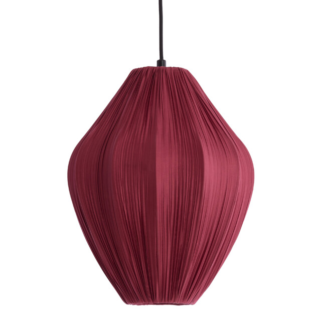 Met Gala Gown Berry Red Satin Ceiling Light - image 1