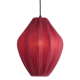 Met Gala Gown Berry Red Satin Ceiling Light - thumbnail 2
