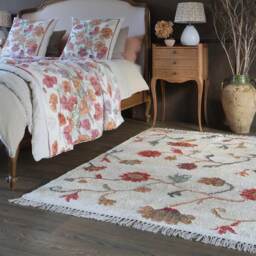 Ruddy Scarlet Red Woven Rug