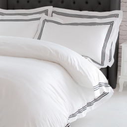 Boutique 400 Tuxedo Bed Linen Set (Pair of Superking Oxford Pillowcases)