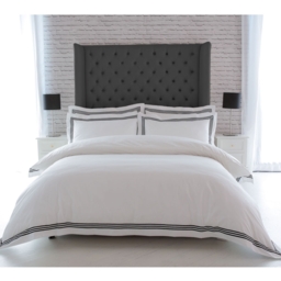 Boutique 400 Tuxedo Bed Linen Set (Pair of Superking Oxford Pillowcases) - thumbnail 5
