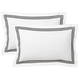 Boutique 400 Tuxedo Bed Linen Set (Pair of Superking Oxford Pillowcases) - thumbnail 4