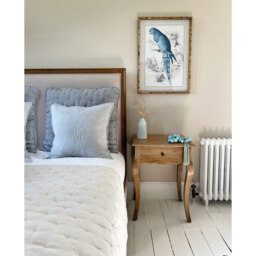Peachskin Large Quilted Cushion Cover in French Grey - thumbnail 6