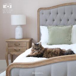 Lara Ruffled Velvet Cushion in Sage - thumbnail 5