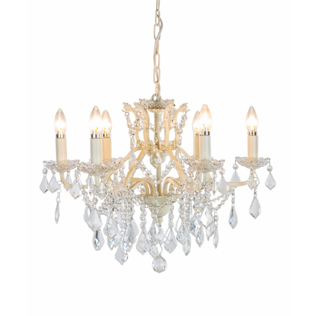 La Petite Chambery 6-Arm French Chandelier - image 1