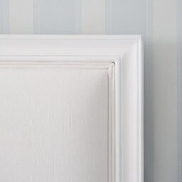 Boudoir Blanc White Wood Upholstered Bed (Super King Size Bed) - thumbnail 3