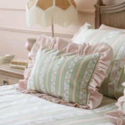 Regency Rose Boudoir Ruffle Cushion - thumbnail 1