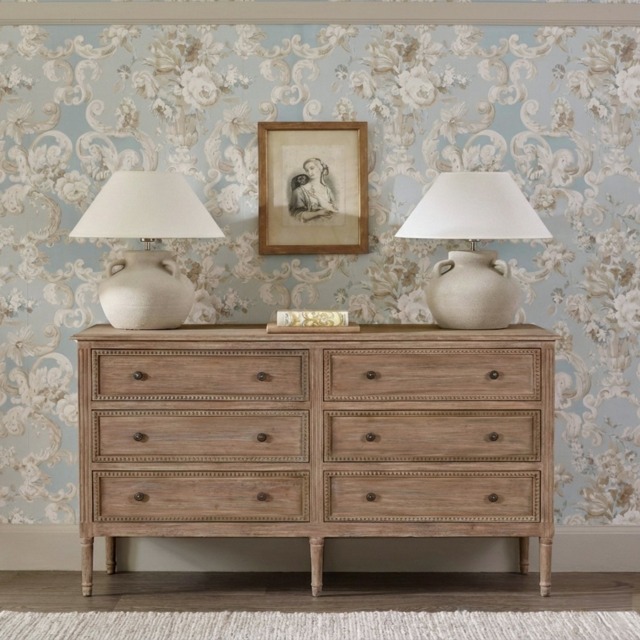 Clair de Lune Perle Double Chest of Drawers - image 1