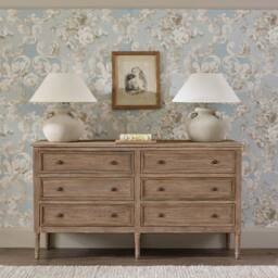 Clair de Lune Perle Double Chest of Drawers