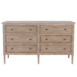 Clair de Lune Perle Double Chest of Drawers - thumbnail 5