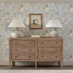 Clair de Lune Perle Double Chest of Drawers - thumbnail 1