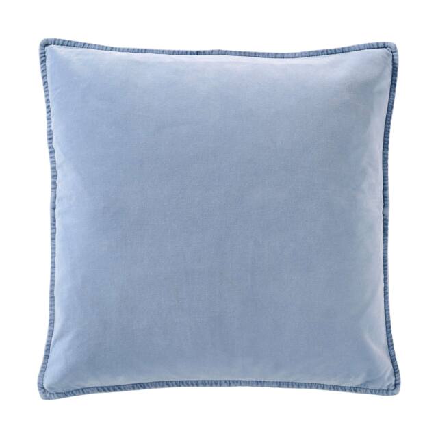 Mélange Velvet Cushion in Cornflower - image 1
